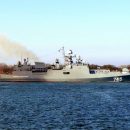 Российские корабли провели боевые учения в Черном море